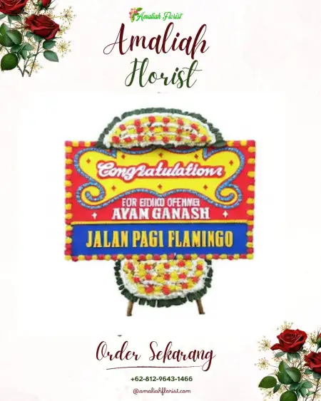 Sewa Papan Bunga Gabahan